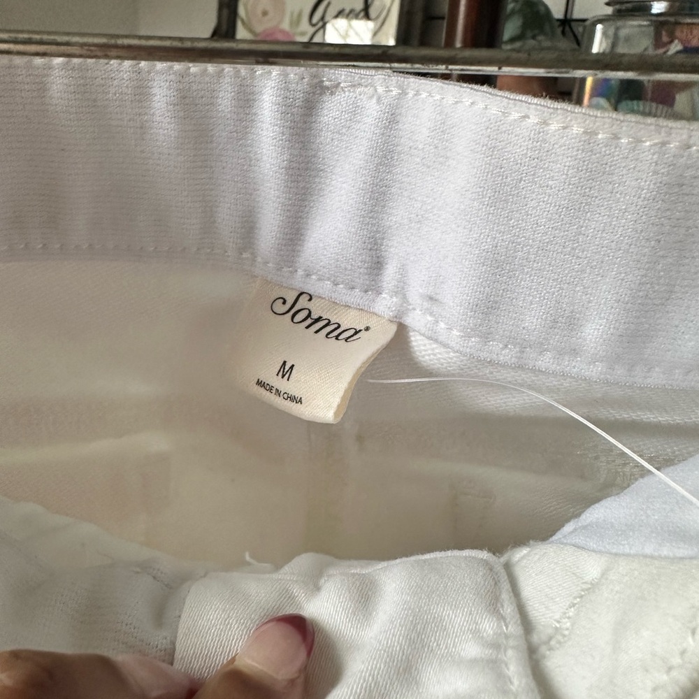 SOMA Slimming 5 Pocket Jeans WHITE SIZE MEDIUM - Picture 7 of 9